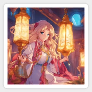 Anime Army handle Light Bold Japanese style ancient Sticker